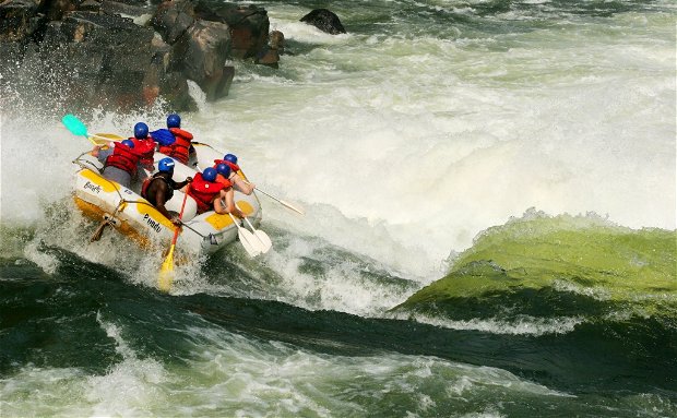 Bundu White Water Rafting Zambezi River Zambia 